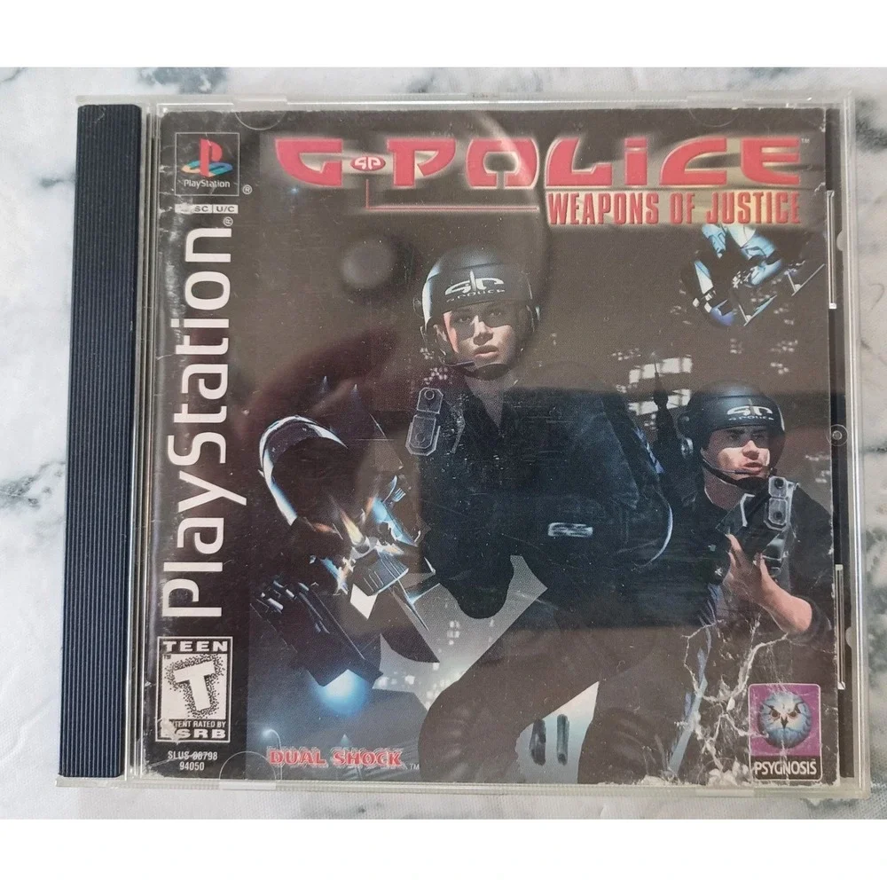 G-Police‎ Weapons of Justice PS1 Complete CIB Single Owner Stored PlayStation 1